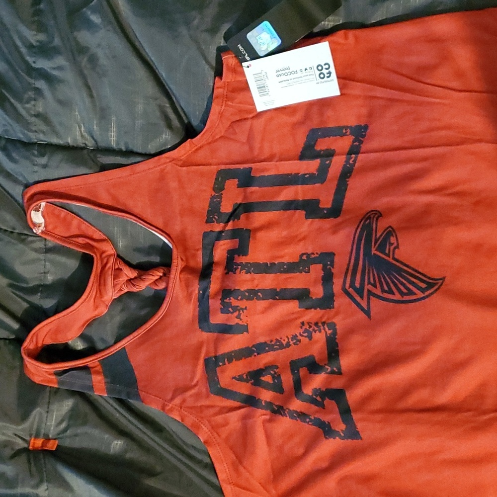 Womans NFL Team Apparel Tank w Twist, Atlanta Seahawks